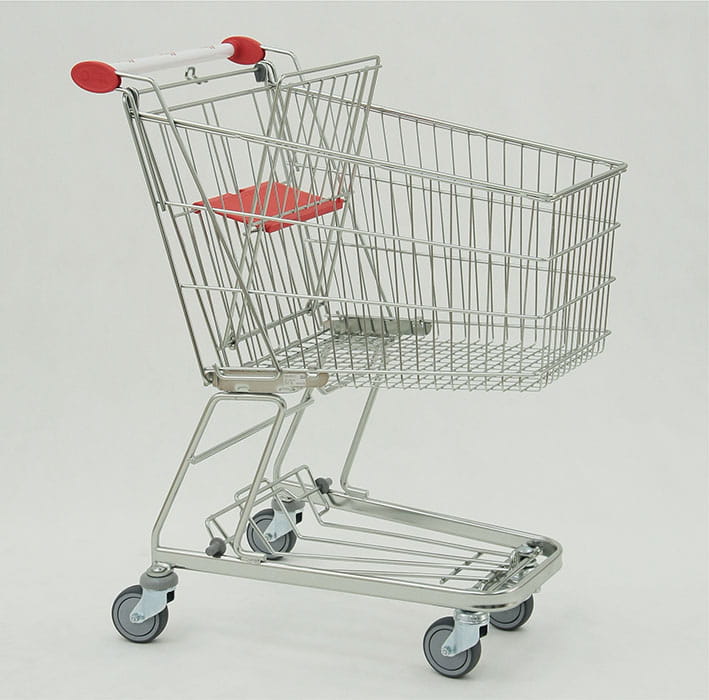 Wózek sklepowy Classic 100 D, z siedziskiem dla dziecka (pojemność 100 litrów)