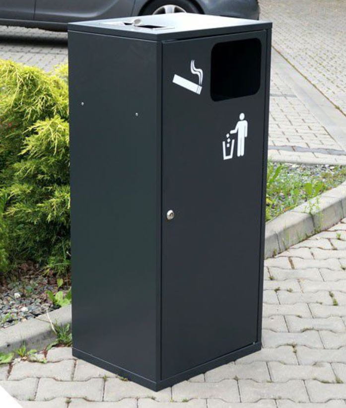 Koszopopielnica Kaja III, 80 litrów, stal ocynkowana malowana    