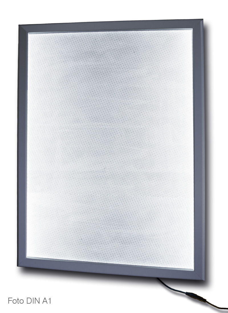 Rama A1, podświetlana, aluminiowa OWZ, 594 x 841 mm  