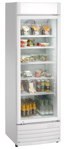 Szafa chłodnicza przeszklona z drzwiami prz. 302L WB