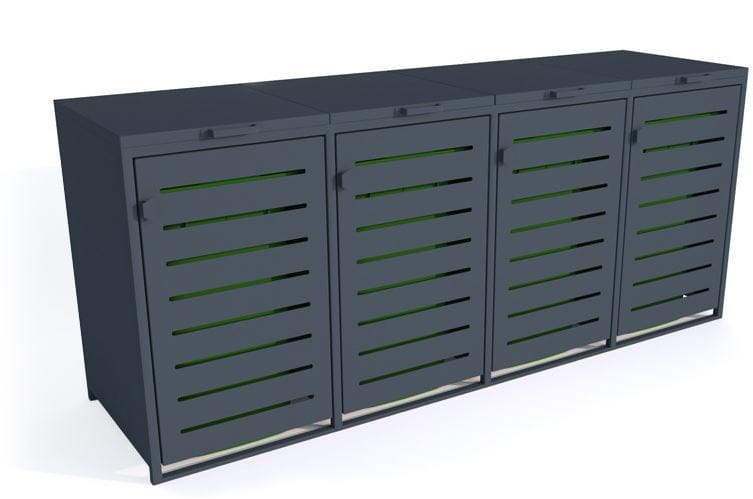 Zabudowa do pojemników na odpadki III 4x240 l