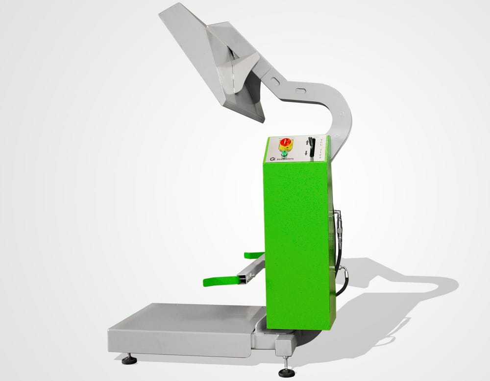 Kompaktor do kontenerów z podnoszoną podłogą 1100l Ecobalers VCL1100