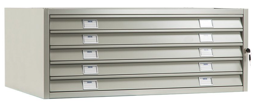 Szafa kartotekowa A1 05/2 dla formatu A1, metalowa 