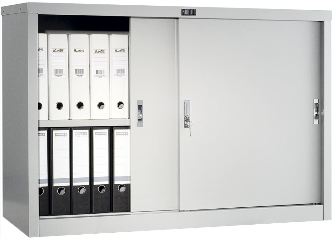 Szafa metalowa aktowa z drzwiami przesuwnymi AMT 0812