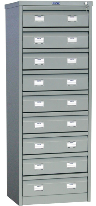 Szafa kartotekowa AFC 09C, konstrukcja spawana