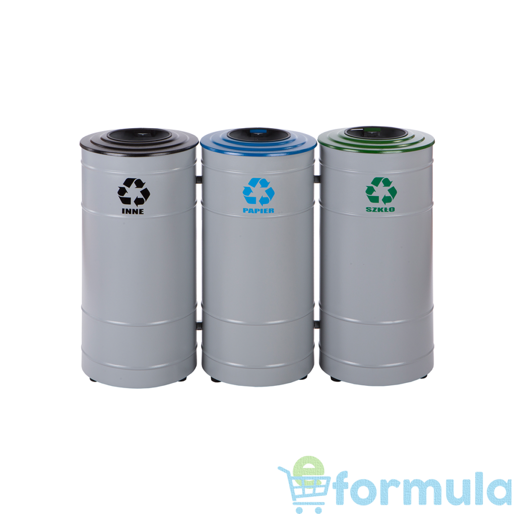 Kosz do segregacji odpadów BASKET 2x80 litrów