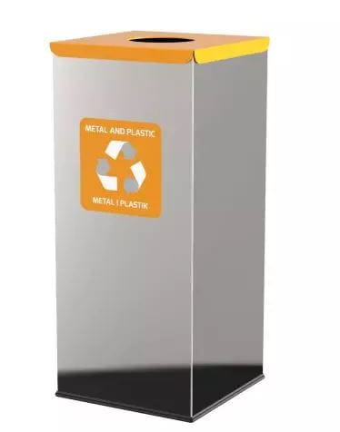 Kosz na śmieci do segregacji Eko Square Prestige 60 litrów