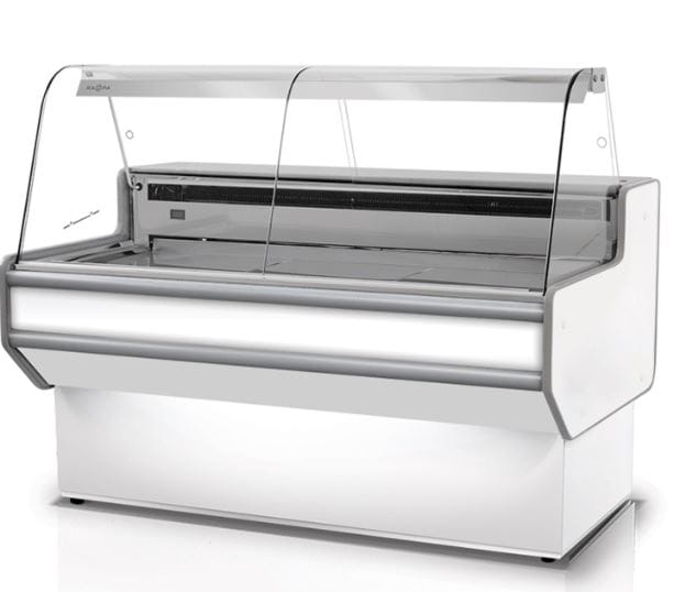 Lada chłodnicza RAPA L-B1 122/90, z szybą giętą, uchylną