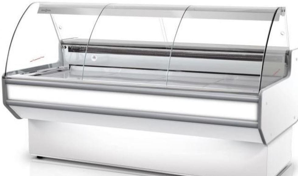 Lada chłodnicza RAPA L-B1 201/107, z szybą giętą, uchylną