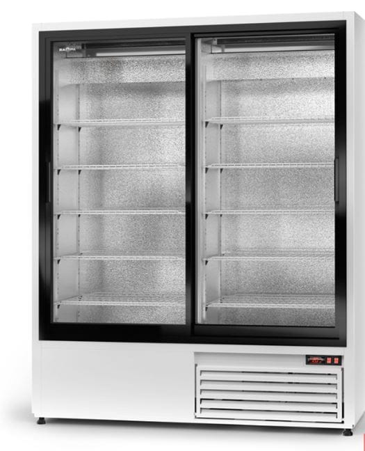 Szafa chłodnicza przeszklona SCh-SR 1200 z agregatem wewnętrznym, 898 l