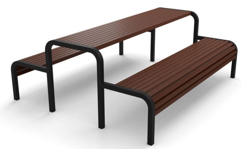 Zestaw mebli ogrodowych 29 stal nierdzewna 