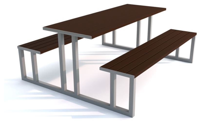 Zestaw mebli ogrodowych 5 stal nierdzewna