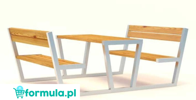 Zestaw mebli ogrodowych 18 stal nierdzewna 