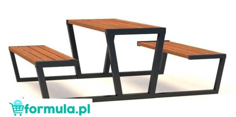 Zestaw mebli ogrodowych 19 stal nierdzewna 