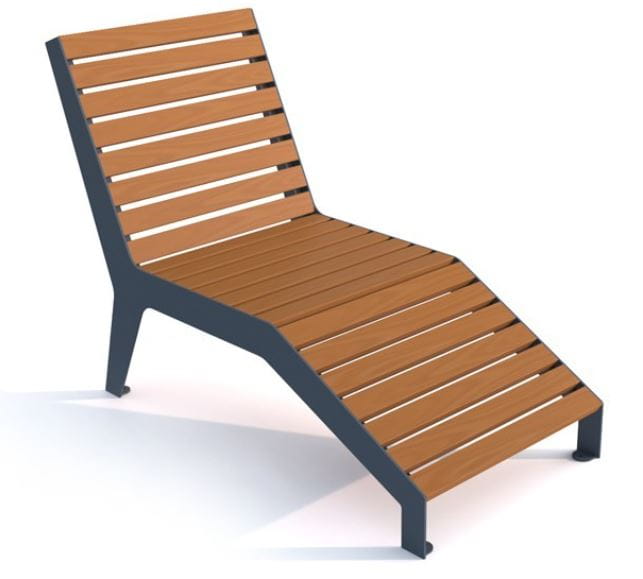 Leżak wypoczynkowy VII stal nierdzewna 