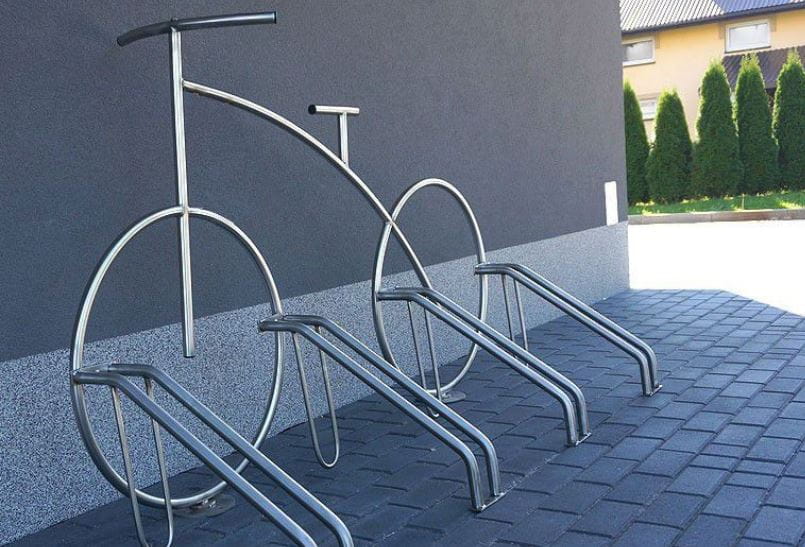 Stojak rowerowy Rower stal ocynkowana