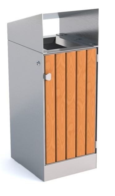 Kosz na odpadki Odyn II 80 l stal nierdzewna
