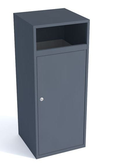 Kosz na odpadki Apis 120 l, stal nierdzewna