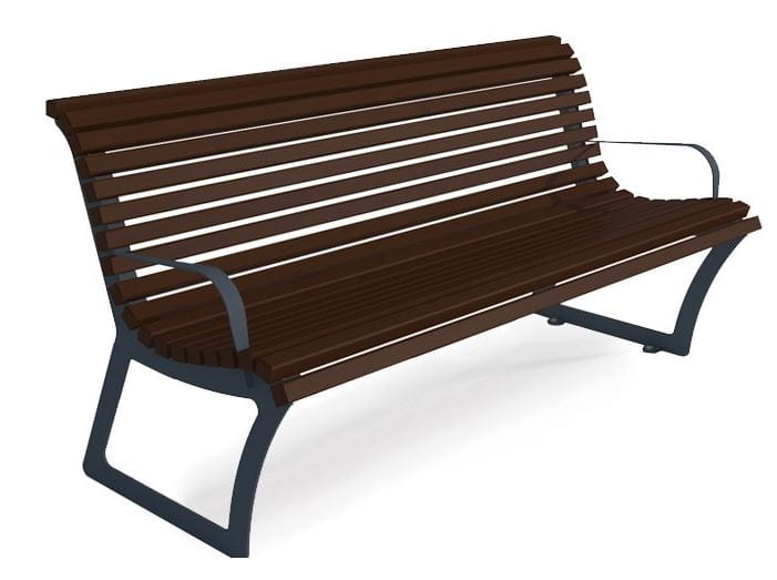 Ławka Karmen VI z podłokietnikami 