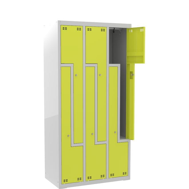 Szafa ubraniowa z drzwiami typu L PROFI L6 s=88,5 cm