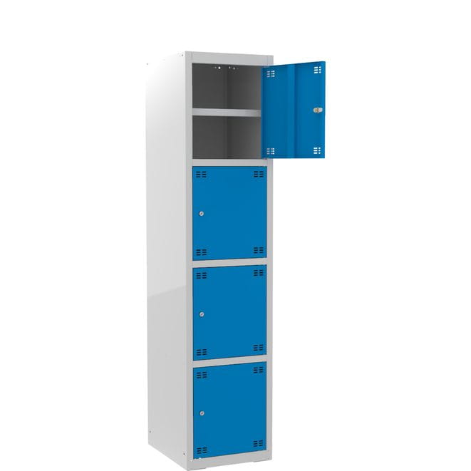 Szafka skrytkowa z półką PROFI B4/4 s=41,5 cm, h=180 cm