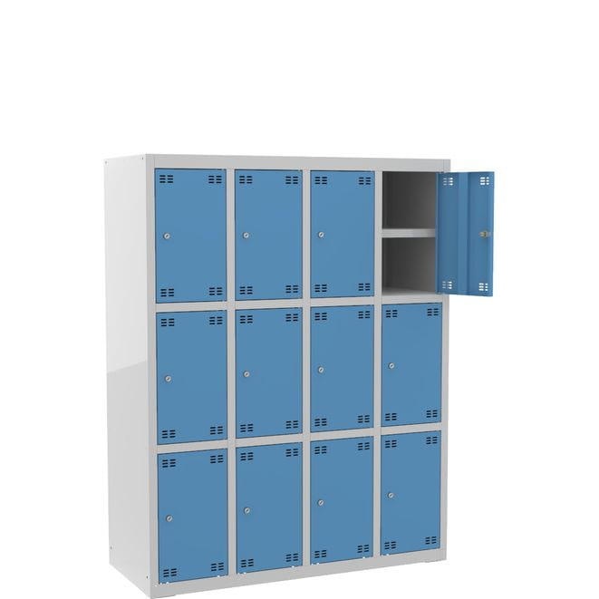 Szafka skrytkowa z półką PROFI B12/3 s=117 cm, h=150 cm