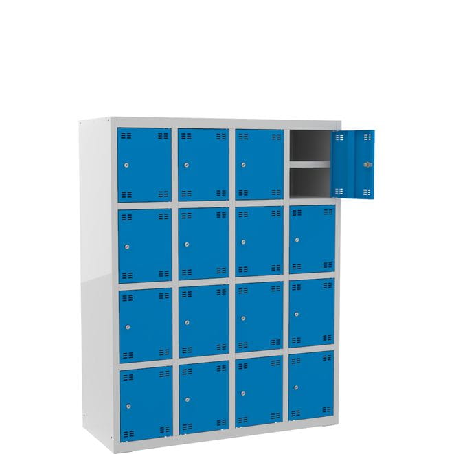 Szafka skrytkowa z półką PROFI B16/4 s=117 cm, h=150 cm