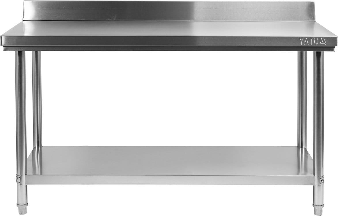 Stół składany przyścienny z półką 1500x600xH850+100MM