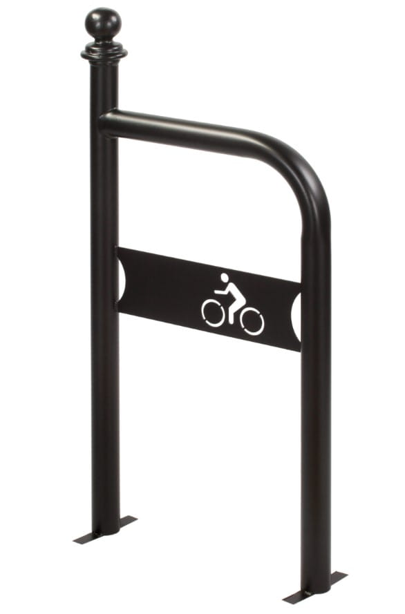 Stojak rowerowy typu U 60cmx100cm, z wypełnieniem graficznym