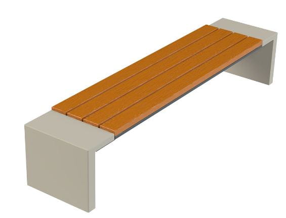 Ławka betonowo drewniana PAKO 150 deski impregnowane