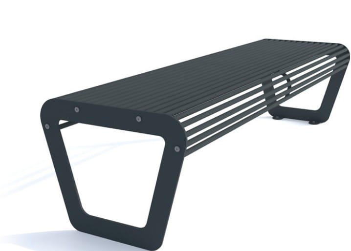 Ławka Koliber dworcowa, bez oparcia stal ocynkowana 