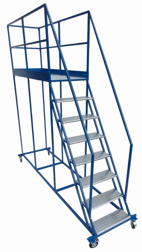 Podest jezdny, platforma jezdna, drabina 5+1 1,5m LONG,  DJ1150