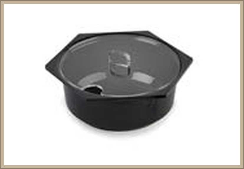 Pokrywka na pojemniki na sałatki 2,5L, okrągły-Hexa • 215 mm, Dupont  