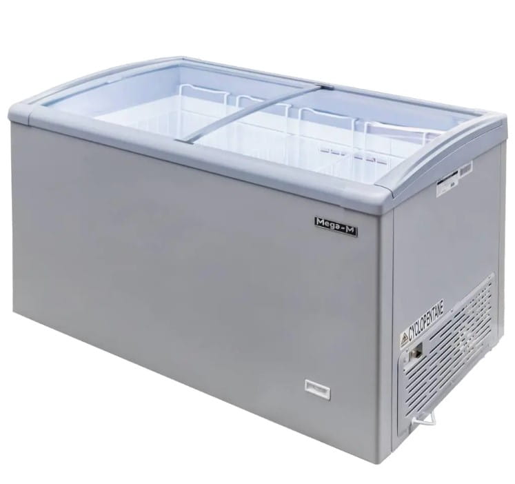 Zamrażarka skrzyniowa przeszklona 190L Mega-M YETI X100