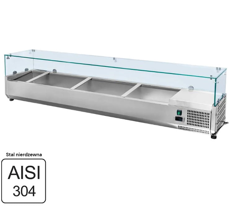 Nadstawka chłodnicza 8xGN 1/4 Mega-M NS/VCH/180/33/R290/N