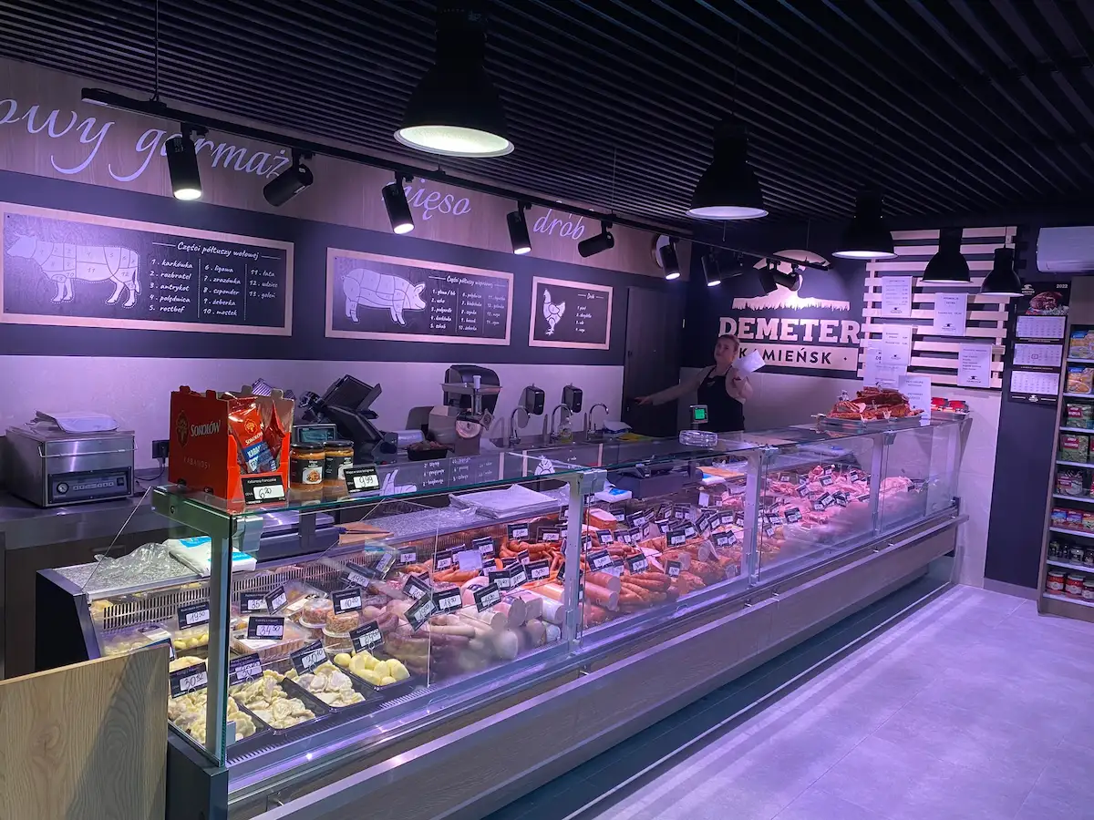 Lada chłodnicza, witryna MAWI Gravis Lift 1,25