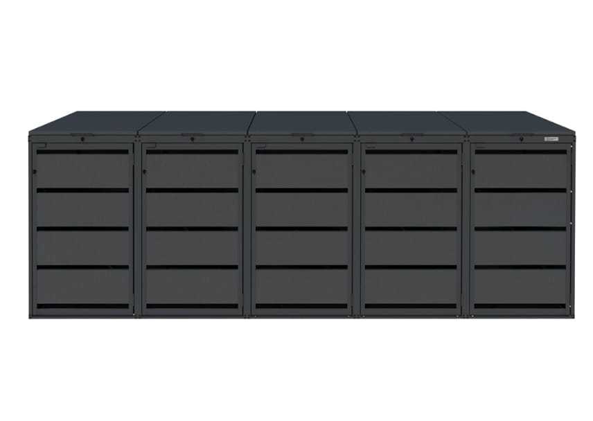 Zabudowa kosza Cuba na 5 koszy po 120 l