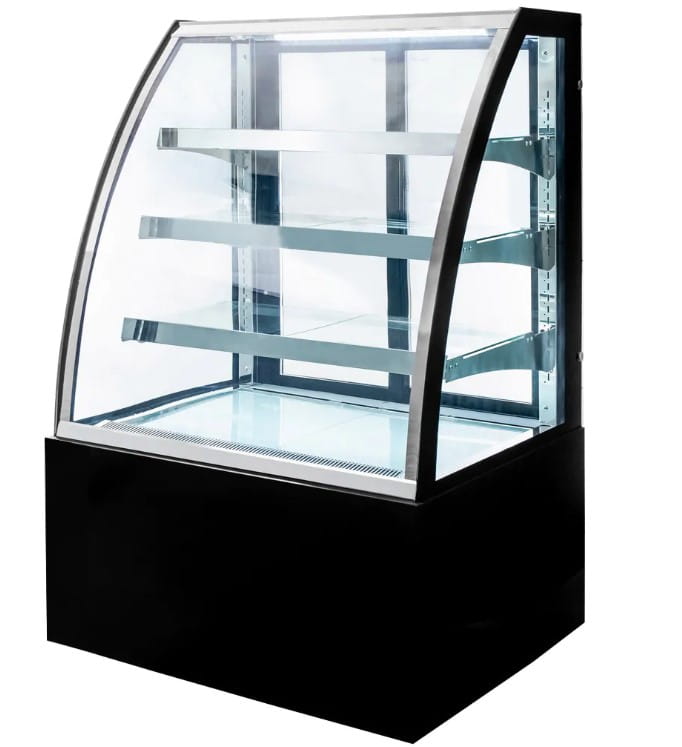 Witryna cukiernicza Mega-M CLARA S90 black