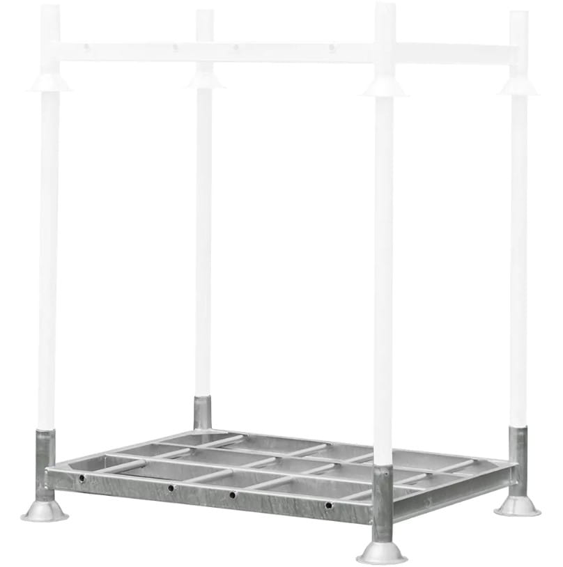 Manurack Mega-M paleta słupkowa 154,5x118x31 cm – pojedynczy mobilrack