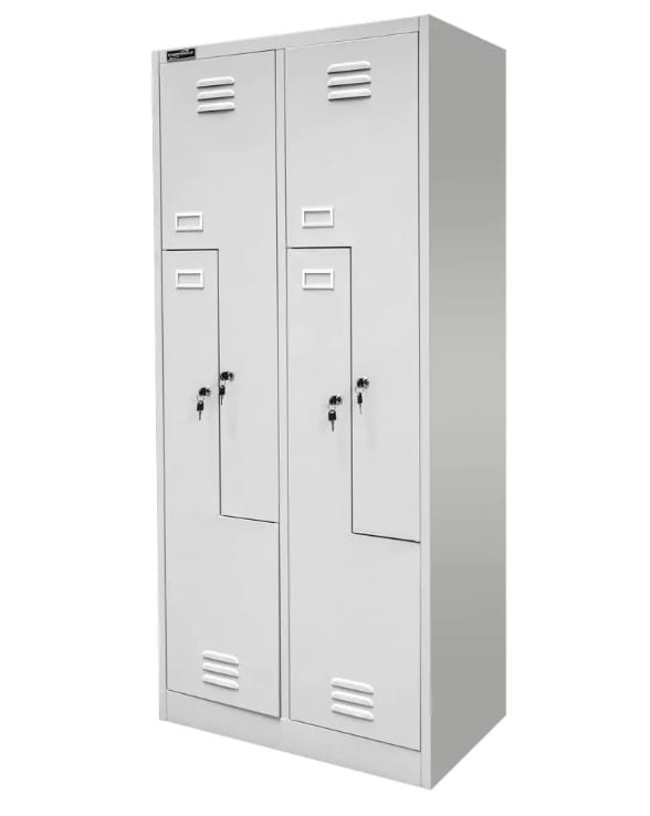 Szafka BHP ubraniowa Mega-M typu”L” pracownicza 4-drzwiowa S-80 cm