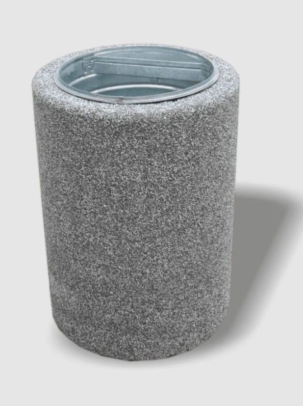 Kosz okrągły betonowy 70L Betonita 114