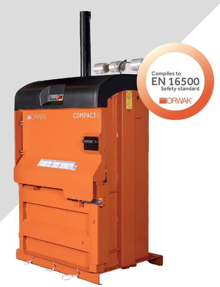 Belownica, prasa do makulatury folii ORWAK COMPACT 3120, nacisk 4-6 ton, bela 100-130 kg  