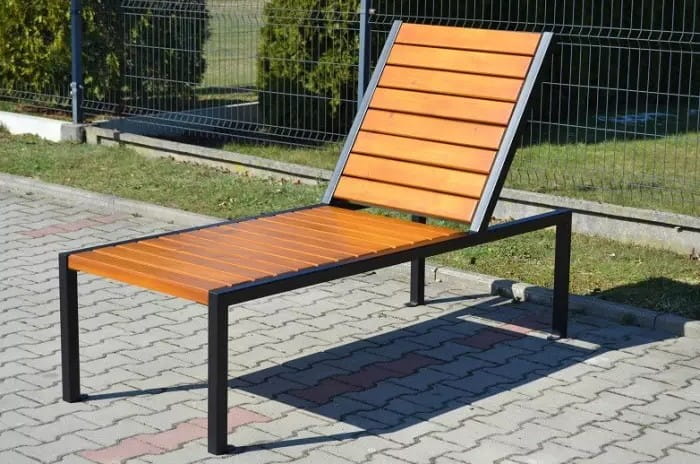 Leżak miejski parkowy Maki