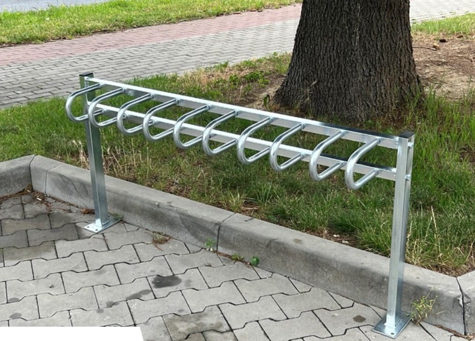 Stojak na hulajnogi Rubin - 5 stanowiskowy stal ocynkowana