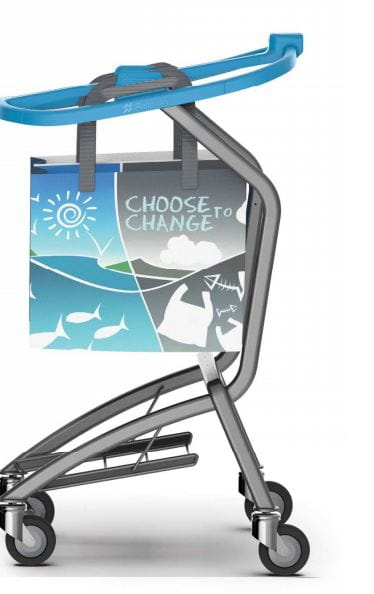 Wózek sklepowy Twinst BAG, Rabtrolley 