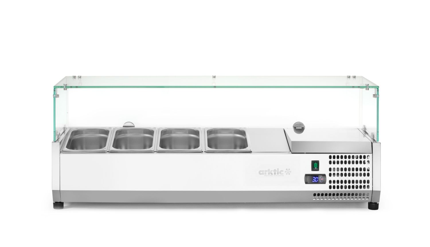 Nadstawa chłodnicza GN 1/3, Arktic, 4x GN 1/3, GN 1/3, 24L, 230V/180W, 400x1208x(H)456mm