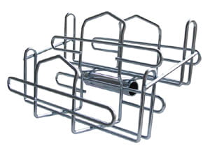 Koszyk podwójny na rolki z torebkami