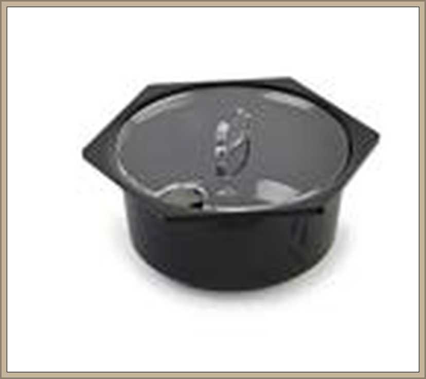 Pokrywka na pojemniki na sałatki 1,5L, okrągły-Hexa • 175 mm, Dupont