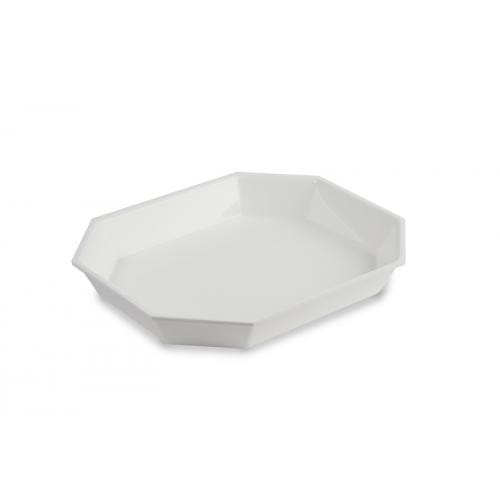 Pojemnik GN 1/2, salad dish Octo 325x265 mm, plexi, wysokość 45 mm, kolor biały, Dupont
