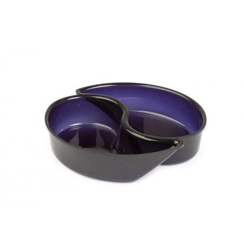 Miska z plexi Yin Yang, czarna 300x65 mm Dupont